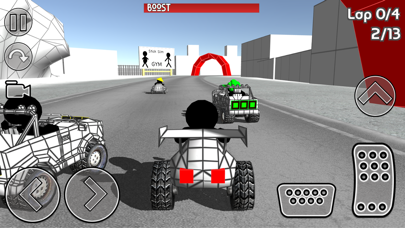 Stickman Car Racing Screenshot