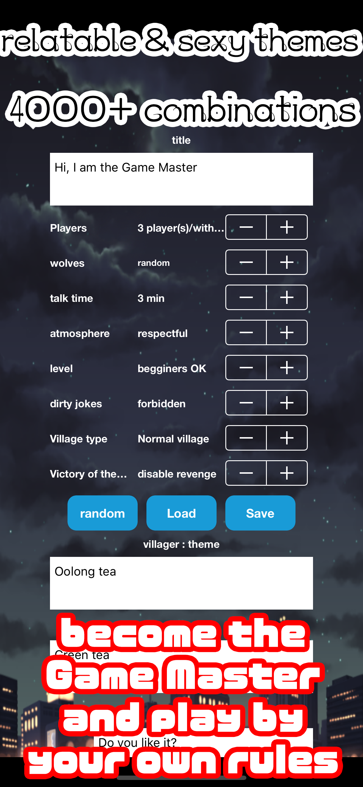 WordWolf - Werewolf game