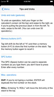 rpn calculator 48 iphone screenshot 3