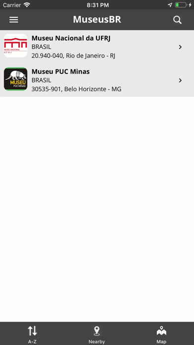 Screenshot #1 pour MuseusBR audioguias Brasil