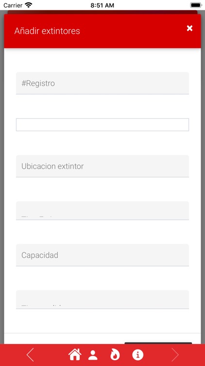 Mantenimiento extintores