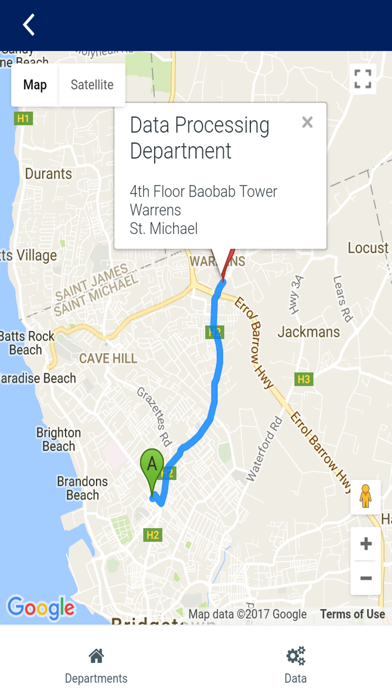 Barbados Government Directory Screenshot