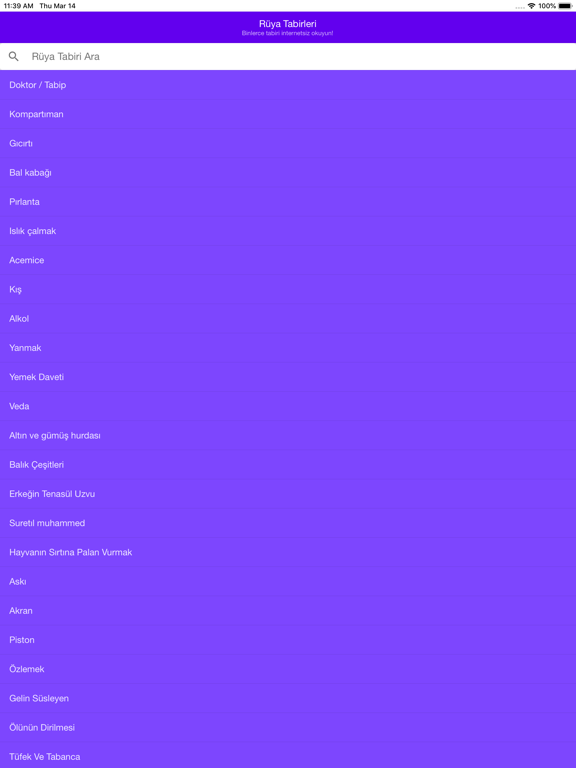 Screenshot #5 pour Rüya Tabirleri ve Yorumlar
