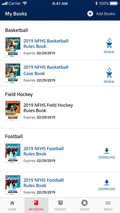 NFHS Rules