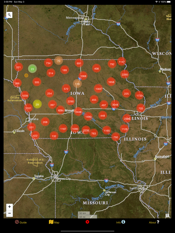 Iowa Mushroom Forager Map!のおすすめ画像4