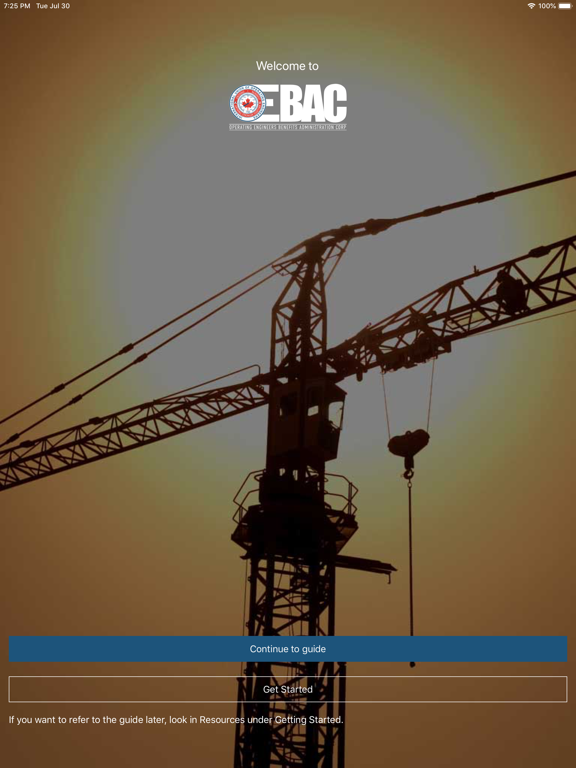 OEBAC Mobile iPad screenshot 1 - Medical app