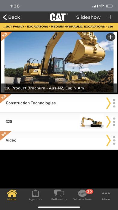 Cat® Virtual Showroom Screenshot