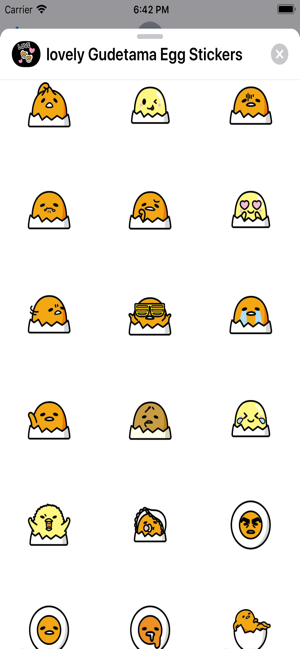 Lovely Gudetama Egg Stickers(圖6)-速報App