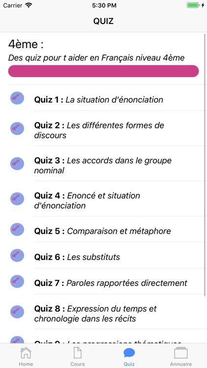 Français 4ème screenshot-3