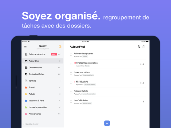 Screenshot #4 pour Taskify: liste de tâches