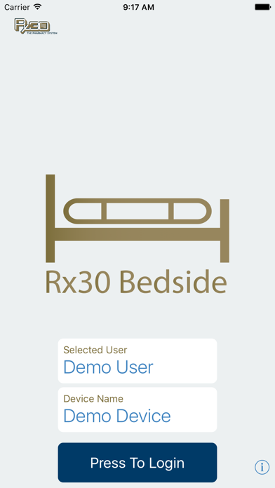 Rx30 Bedside Screenshot