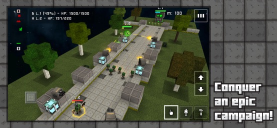 Screenshot of Block Fortress: War