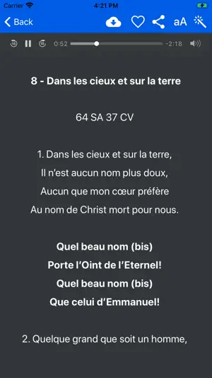 Chants D'Esperance Tunes screenshot 4