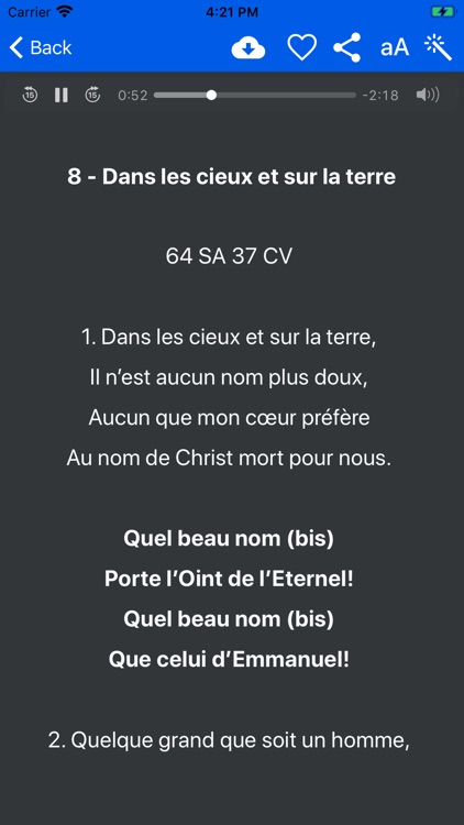Chants D'Esperance Tunes screenshot-3