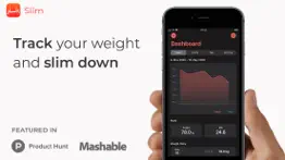 slim - weight and bmi tracker iphone screenshot 1