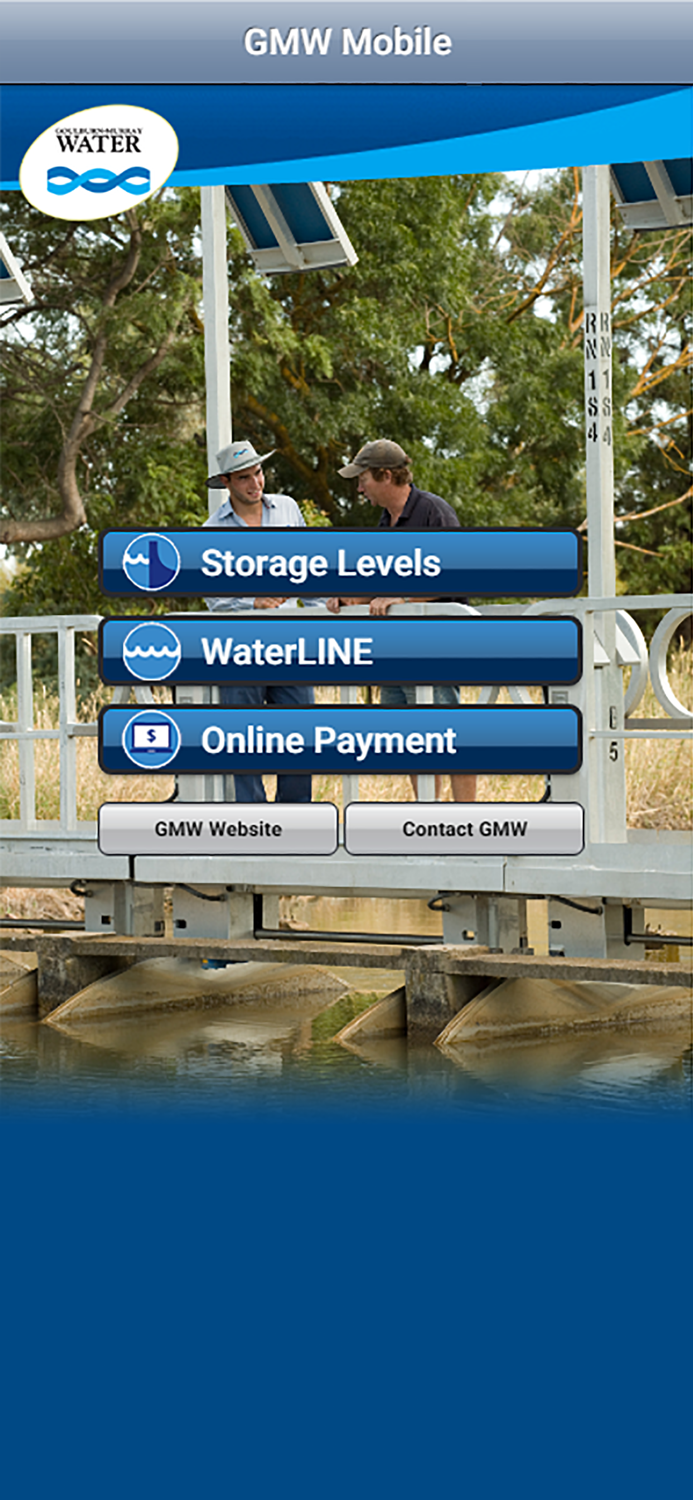 Goulburn Murray Water Mobile