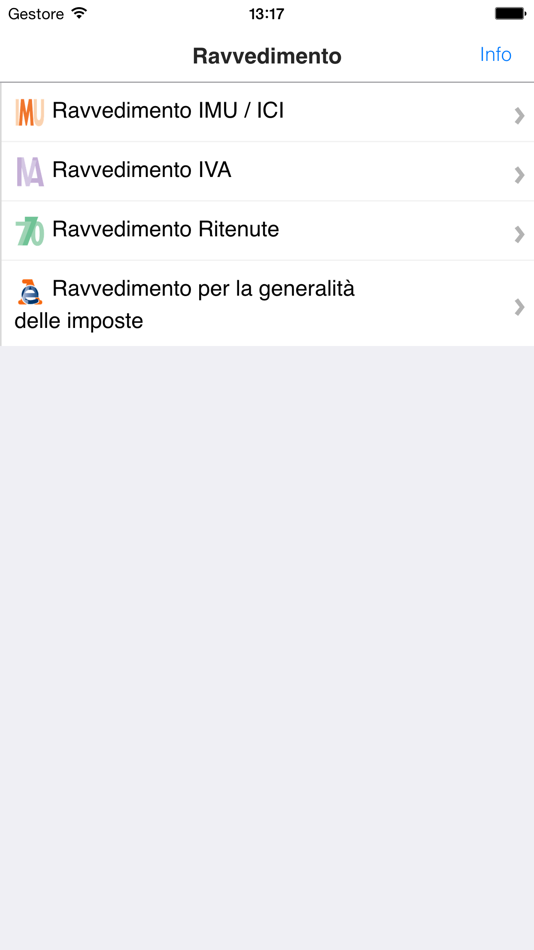 #2. Calcolo Ravvedimento Operoso (iOS) 由: Vincenzo Boiano