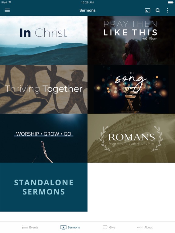Highland Park Baptist Church iPad screenshot 2 - Lifestyle app