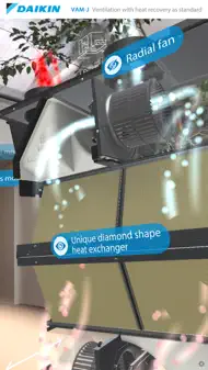 Daikin AR Experience iphone bilder 2