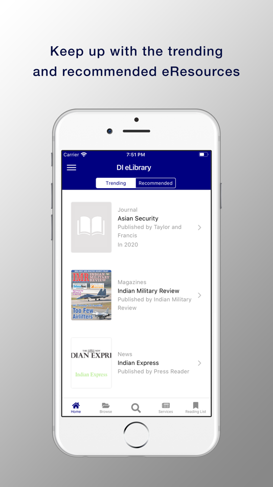 #2. DI eLibrary (iOS) 由: Refread Solutions Private Limited