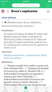 spanish medical dictionary iphone screenshot 4