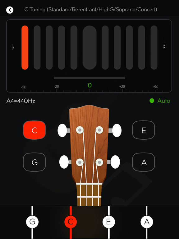 Screenshot #4 pour Tunefor Ukulele tuner &accords