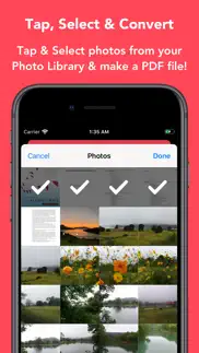 jpeg / png to pdf converter iphone screenshot 2