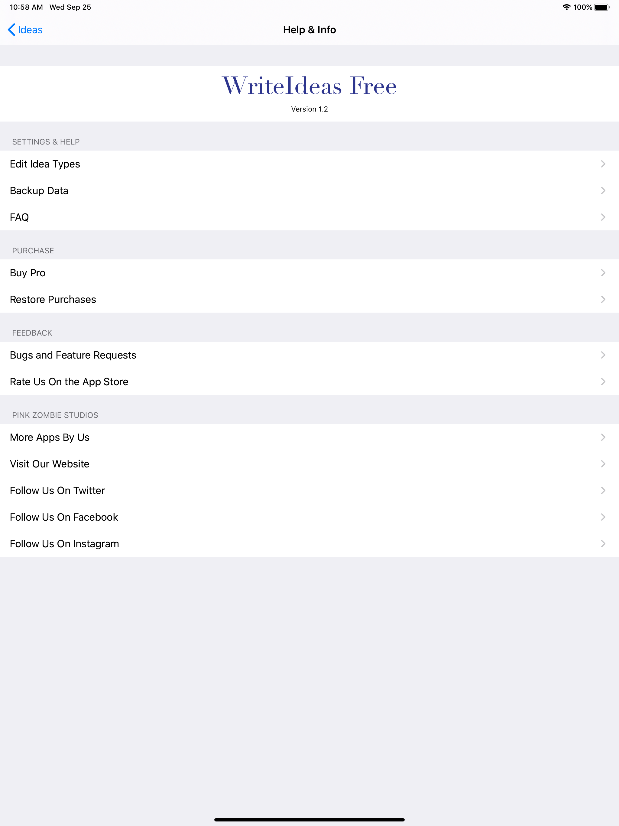 WriteIdeas screenshot 9