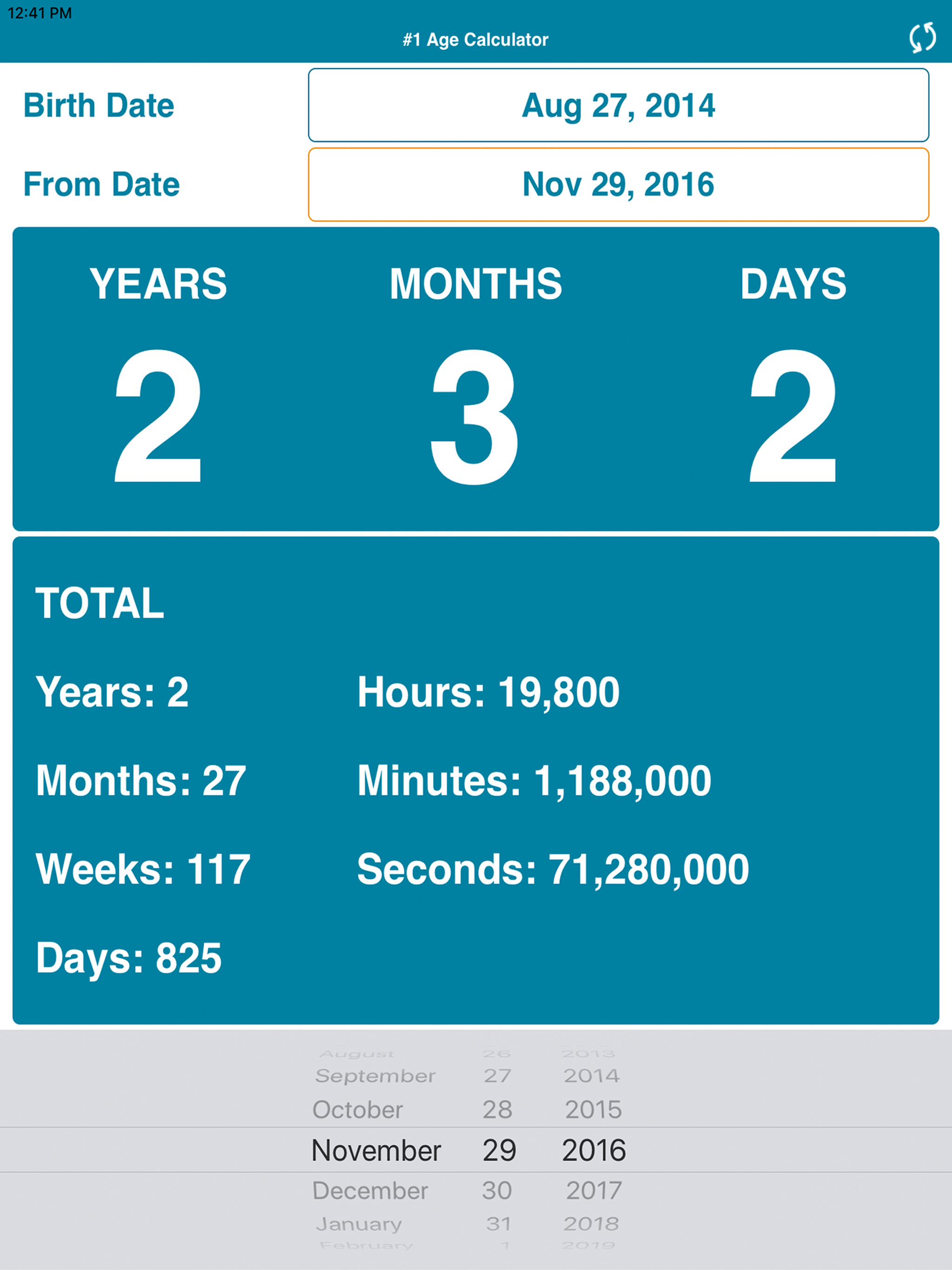 #1 Age Calculator