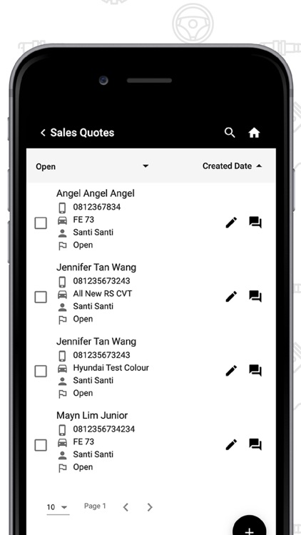 Mitsubishi Lead Management App