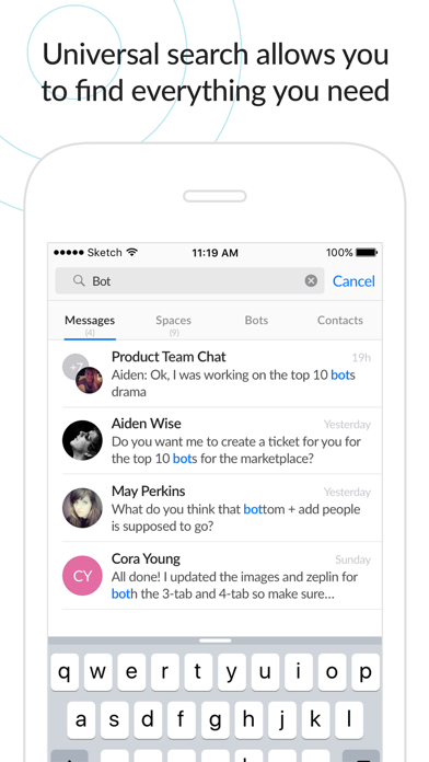 Kore.ai - Messaging and Bots screenshot 2