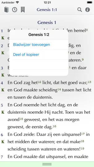 Screenshot von Bijbel+Kant auf dem iPhone 5