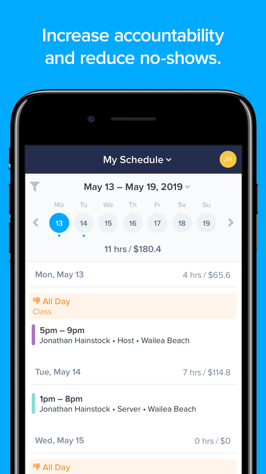 #4. ZoomShift Employee Scheduling (iOS) 由: ZoomShift