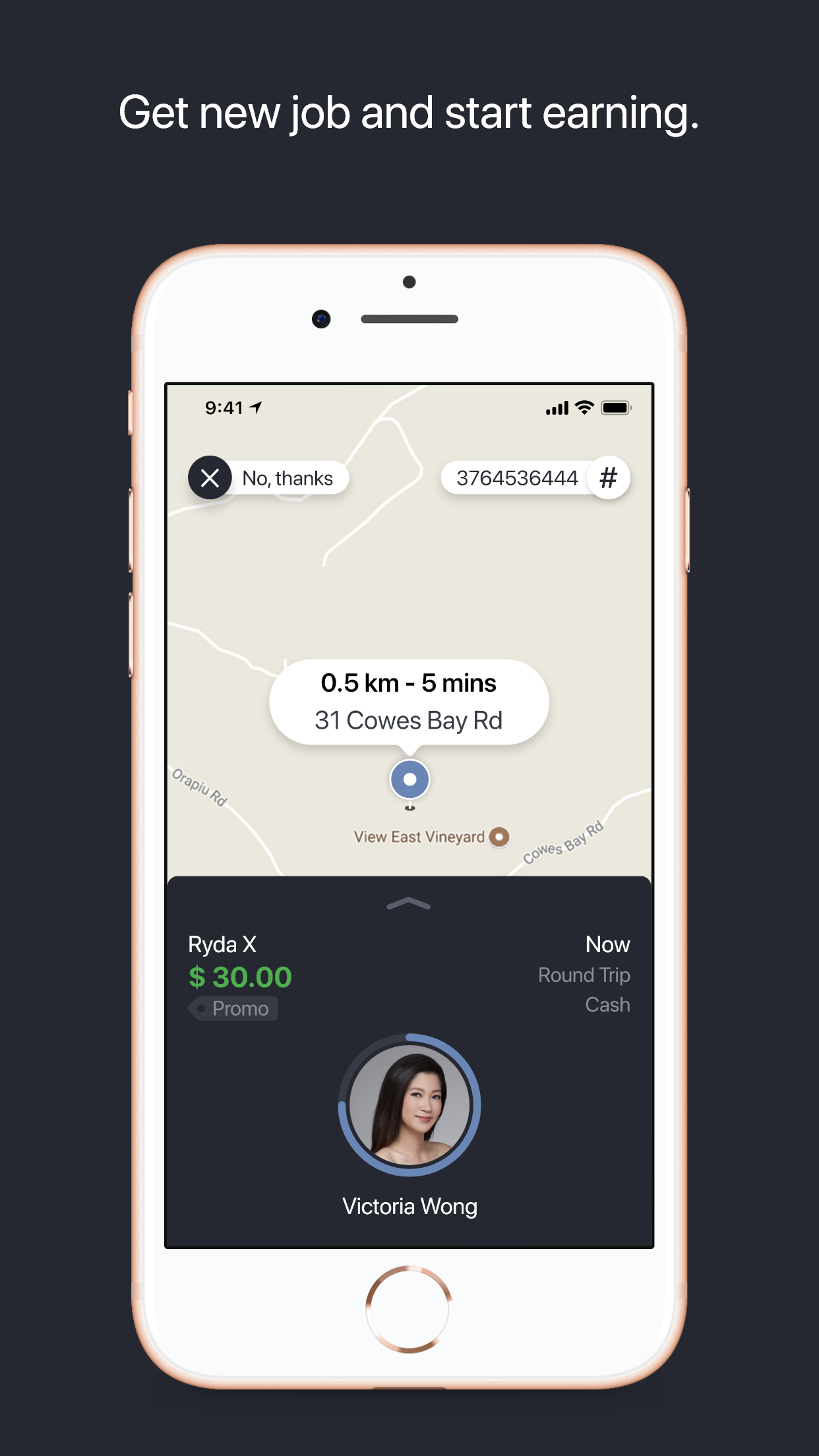 Ryda Driver-The driver's app