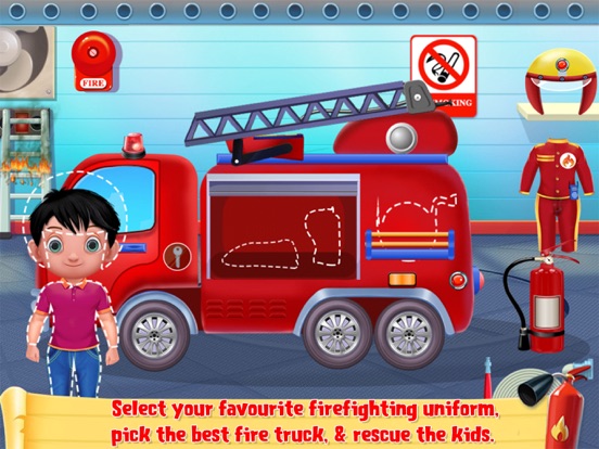 Firefighters City Fire Rescue iPad screenshot