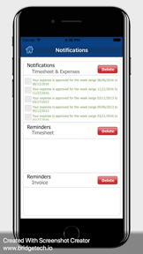 AccountSight Time and Expense screenshot