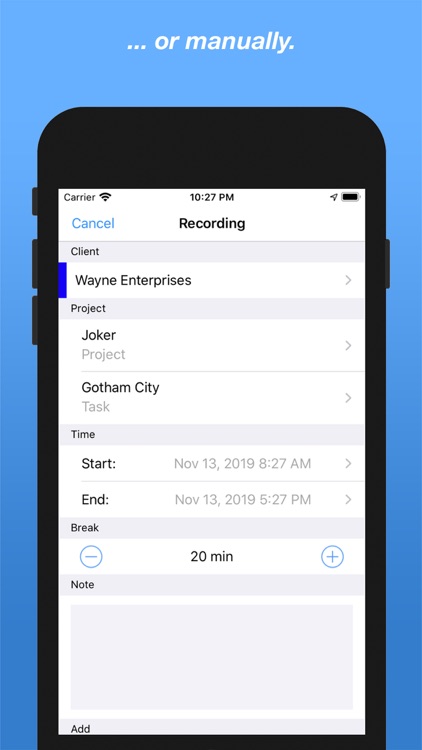 Drudge - Time Tracking