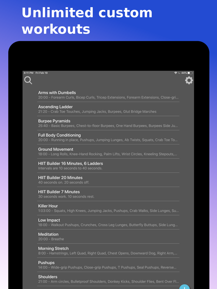 Interval Timer - HIIT Builder