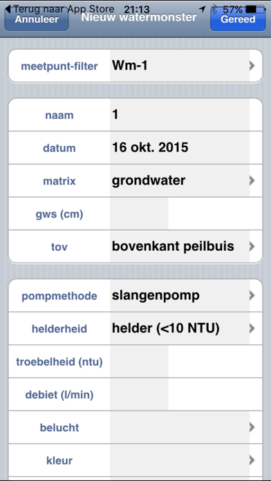 VeldwerkM Screenshot