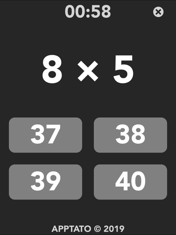Screenshot #4 pour Mathématiques à Choix Multiple