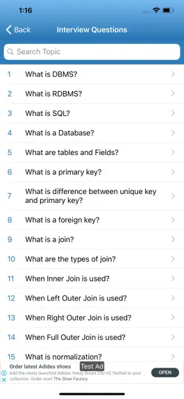 Game screenshot Learn SQL Programming apk