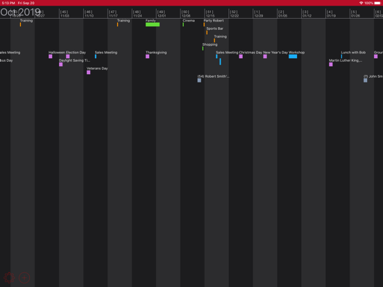 CoCoCal - Timeline Calendar iPad screenshot 6 - Productivity app