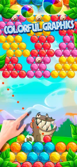 Game screenshot Dino Bubble: Ball Shooter apk