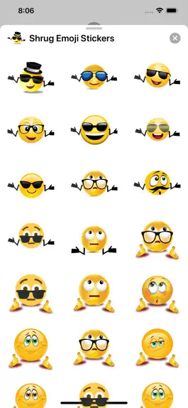 Game screenshot Shrug Emoji Sticker Pack apk