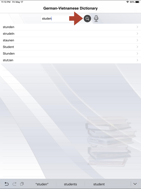 Screenshot #6 pour German-Vietnamese Dictionary++