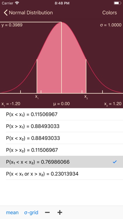 Statistics Calculator++ screenshot-0