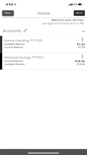 Hanmi Mobile Banking screenshot 2