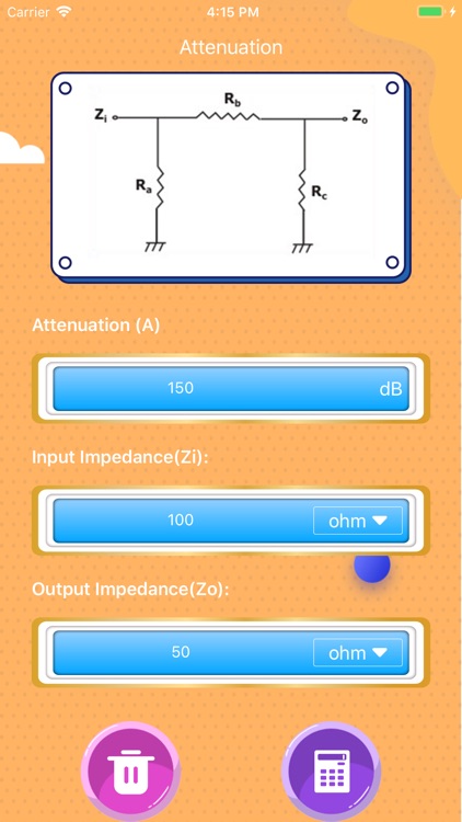 Attenuation-Help calculate