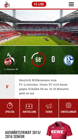 Game screenshot 1. FC Köln App apk