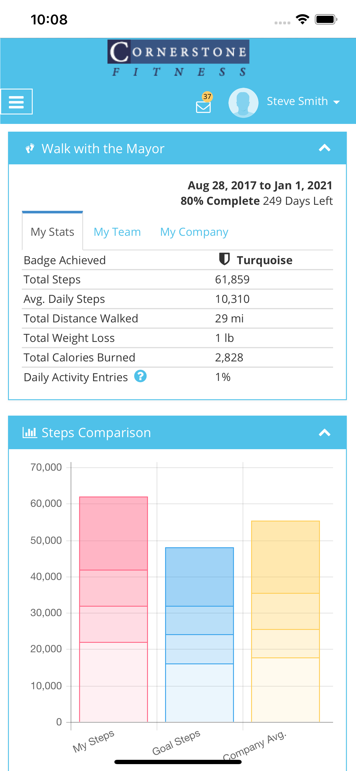 10K Activity Program screenshot 3